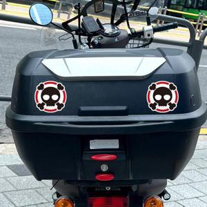 귀요미왕눈이6 고휘도반사 자동차스티커 소형  130x130mm