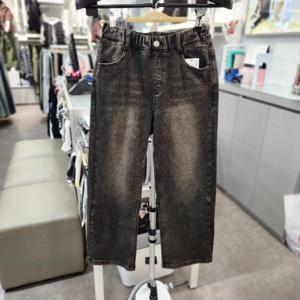 유솔 sh06 유니 말랑기모 와이드 데님 ULTJ25TY2