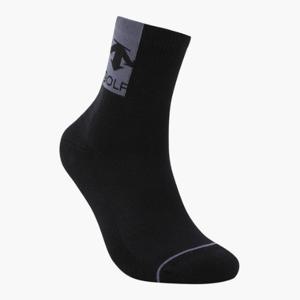 데상트골프양말 VQA DQ32MFSO91-BLKG 남성 장목 삭스 / BLACK