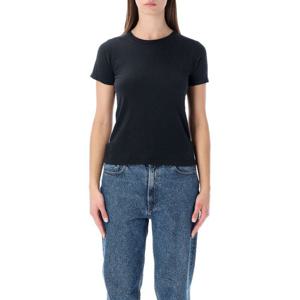 아메리칸 빈티지 라운드넥 코튼 반팔 티셔츠 GAMI21 BLACK