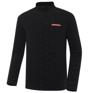 [와이드앵글]남성 CO PRO 모노그램 기모 하프넥 티셔츠 WMW23214Z1