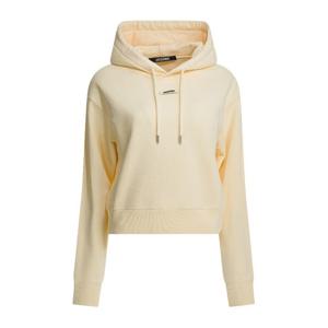 자크뮈스 그로스그레인 로고 자수 박시 후드 티셔츠 HOW00247AJ