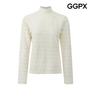 [지지피엑스]윈터 레이스 피치기모 폴라 블라우스 GPCSH014F