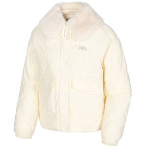 [와이드앵글]CO 에코 퍼 카라 퀼팅 자켓 WWW24171W6