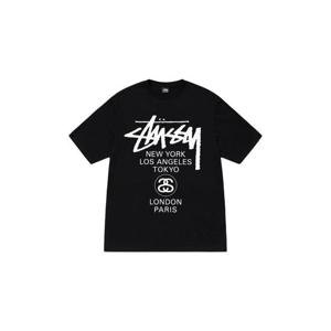 Stussy스투시 월드투어 티셔츠 블랙 20242025 39038603903962