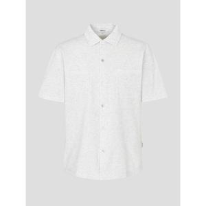 [빈폴멘] 강연밀라노 반소매 오픈형 티셔츠  아이보리 (BC5342O210)