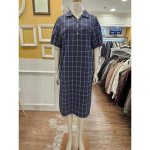 BCBG 세이브존01 셔츠 카라 튜닉 원피스 B5C7O606