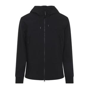 CP컴퍼니 블랙 소프트쉘 스트레치 고글 후드 재킷 RSCMOW728A00