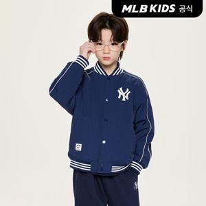 [MLB키즈 공식]26SS 스포티브 컬시브 나일론 패딩 점퍼 NY (Navy) 7AJPB0261-50NYS