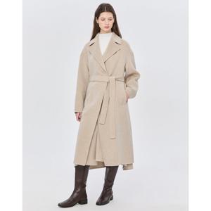 질스튜어트 뉴욕 여성 24FW 스테디 셀러 베이지 멜란지 캐시미어 코트 WJCO4D772I1