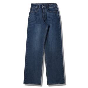 [지프]남여공용 밴딩 오비 와이드핏 약기모 데님팬츠 (JQ4DPU541)