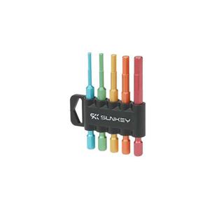썬키 육각비트 세트 컬러 SHB-75CS 2.5-6mm (5pcs) 임팩 육각 6각 비트 세트 육각비트