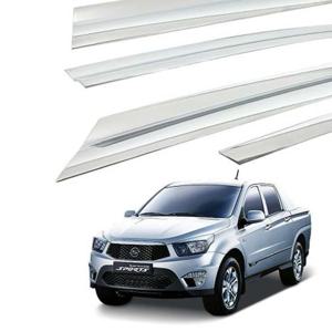 코란도스포츠 크롬 썬바이저 차량용 윈도우 진흥 4P 썬바이저몰딩 썬바이져몰딩 자동차썬바이져 자동차썬바이저 차량썬바이져 빗물받이 햇빛가리개맞춤형