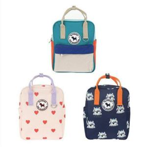 [블루독](블루독키즈 / 25A19-830) 도기백팩/ 컬러블럭 백팩/ 하트백팩 3종중 택1