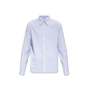 26 SS 보테가 베네타 스트라이프 버튼 코튼 셔츠 744350V31E0