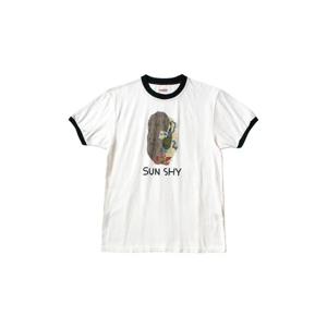Kapital캐피탈 20 텐지쿠 링거 티셔츠 썬 샤이 Pt 화이트 K2505SC208