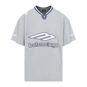 발렌시아가 브이넥 오버사이즈 티셔츠 857086TTVQ6 1461 1461
