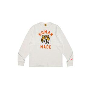 Human Made휴먼 메이드 그래픽 롱슬리브 티셔츠 화이트 HM27CS013