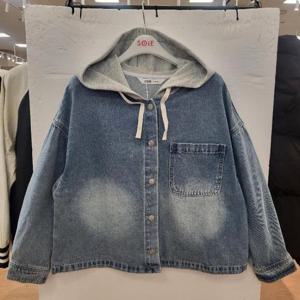 소이 HC22 루즈핏 블루 데님 후드 점퍼 26S1152
