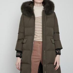 올리비아로렌 HC14 소매 자가드 니트 배색  점퍼 VVCKDYA421