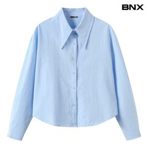 [BNX]데일리 심플 카라 버튼업 긴팔 셔츠 (BY1BL003L0)