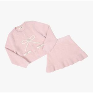 [치크(키즈)]빅 리본 스웨터세트 CKSV25W3G