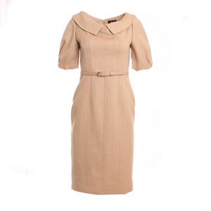 보트넥 플랫카라 골드 원피스 J252XSE021