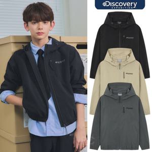 디스커버리키즈 DKTR3A051 키즈 프레시벤트 우븐 트레이닝 포켓 후드자켓