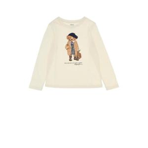 폴로 랄프로렌 키즈 아이보리 긴팔 티셔츠 312979034 001