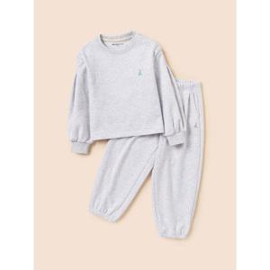 [빈폴키즈] 여아 빙키 그래픽 포인트 상하세트  그레이 (BI6141G053)