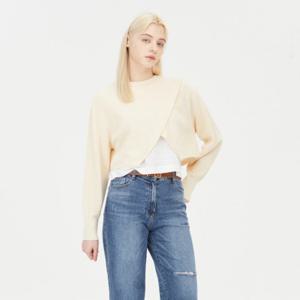 [시슬리]더블 슬릿 크롭 니트_SAKP08411