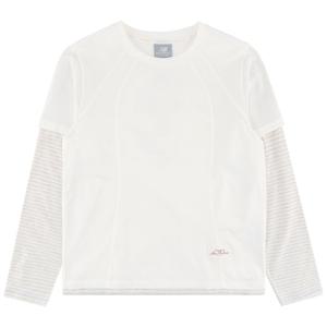 뉴발란스 WOMEN 스트라이프 레이어드 티셔츠 NBNDG2W322 35