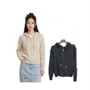 [행텐]여성후디드투웨이니트집업 10540-140-879-37AA-SH