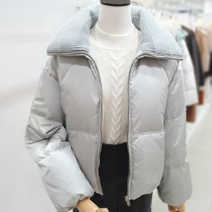 [잇미샤]니트 카라 구스다운 점퍼 ITPBWPD730