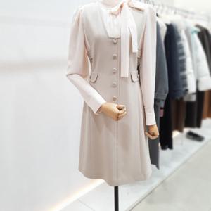 [잇미샤]피나포어 배색 원피스 ITPAWOP560