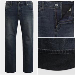 [버커루]남성 [특가]히팅진 기모 슬림 스트레이트 D톤 청바지_US