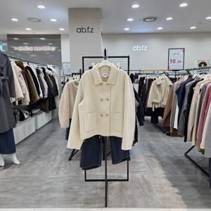 [ab.f.z]AFA1HJ07/간절기 귀여운 더블 숏 울 자켓-IC