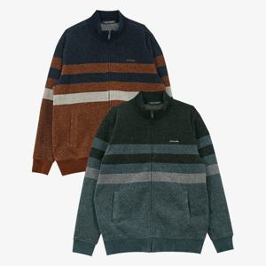 [크로커다일남성]셔닐 융본딩 풀집업 니트 CDAABKW4381_JJ