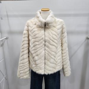 [밸리걸]하이넥 페이크퍼 밍크 자켓(615450)