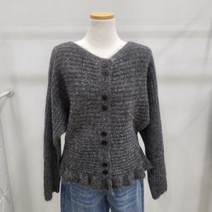 [밸리걸]스트링 루즈 니트 가디건 (616790)