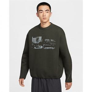 나이키 테크 남성 리플렉티브 액센트 플리스 크루 - 세쿼이아블랙 HV1341-355 272737