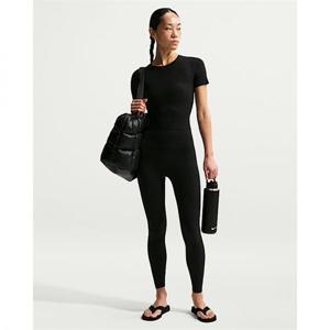 나이키 젠비 여성 하이웨이스트 78 노 프론트 심 레깅스 - 블랙쿨 그레이 II5234-010 273352