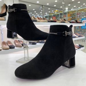 [에스콰이아]여성 스웨이드 앵글부츠 EQCWSB677BK HSIT1A GN