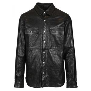[RICK OWENS] 라프리마 남성 OUTERSHIRT 인 레더 RU01F2729LBE 09 블랙 /15
