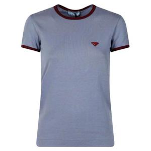 프라다 반팔 티셔츠 39658SOOO19A6 F0OBD BLUE