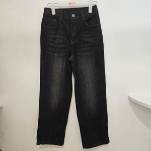 [소이]세미 와이드 오픈 밴딩 블랙진 25s1206bk 남아/주니어용 봄가을상품 초특가