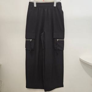 [소이]카고 와이드 나일론 스판 바지 25s1254bk 여아/주니어용 봄가을상품 초특가