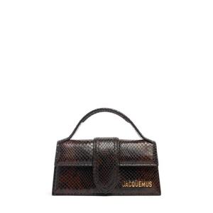 쟈크뮈스 Le Bambino 스네이크 효과 가죽 백 82I-5CK035