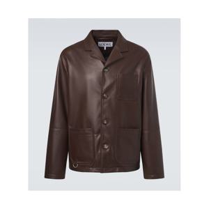 로에베 레더 재킷 P01123269