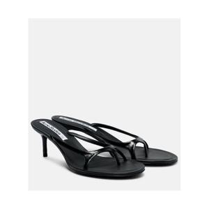 아크네 페이턴트 레더 샌들 P01150743